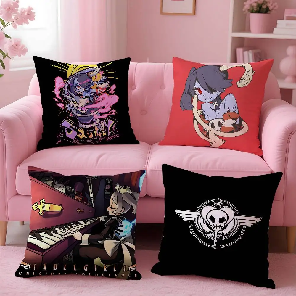 

Anime S-SKULLGIRLS Pillow Case pattern printing pillowcase living room sofa cushion cover bedroom room decor