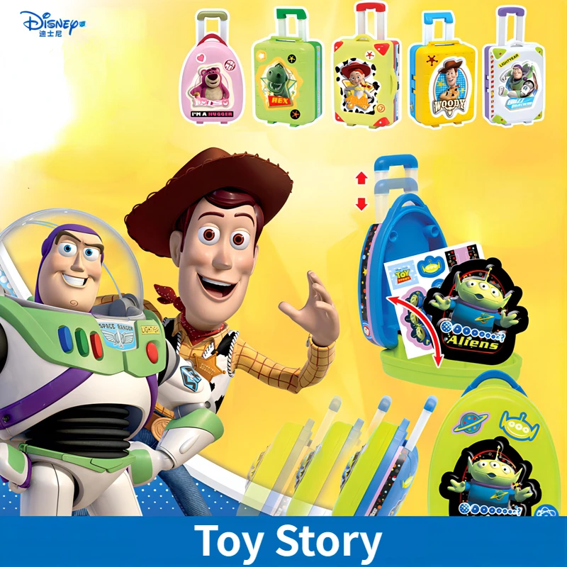 Disney 6PCS Toy Story Woody Jessie Buzz Lightyear Alien Gashapon Gachapon Toy Decoration DIY Accessories for Kids Gifts