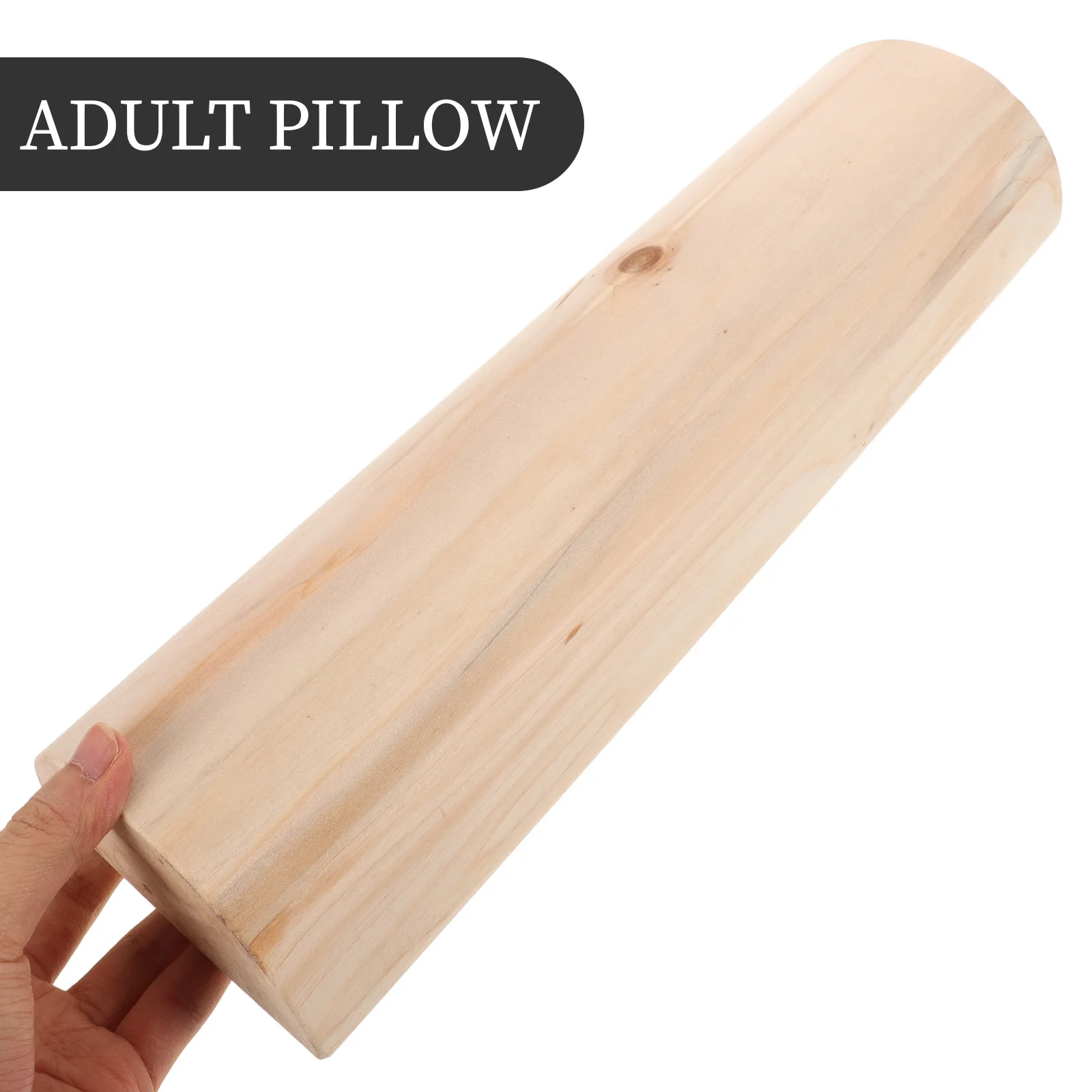 

Подушка для шеи из цельного дерева для сауны, эргономичная поддержка, жесткая шейная подушка для паровой комнаты, деревянные аксессуары для релаксации сауны