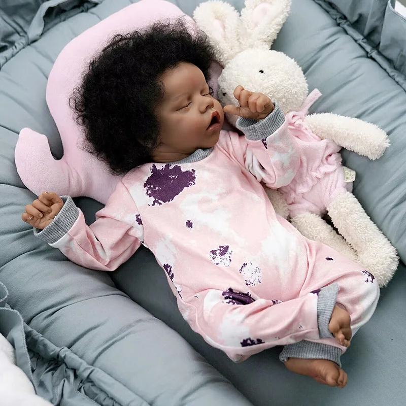 18inch Reborn Baby Doll TWIN B Lifelike Popular Cuddly Soft Body Doll High Quality Hand Paint Collectible Art Doll