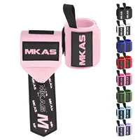 2PCS Wristband Wrist Support Weight Lifting Gym Training Wrist Support Brace Straps Wraps Crossfit Powerlifting