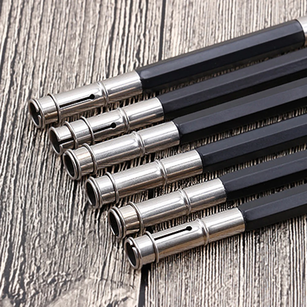 Dual-headed Pencil Extender Holder Adjustable Pencil Lengthen Sleeve Practical Exquisite Portable Creative Painting Drawing Tool