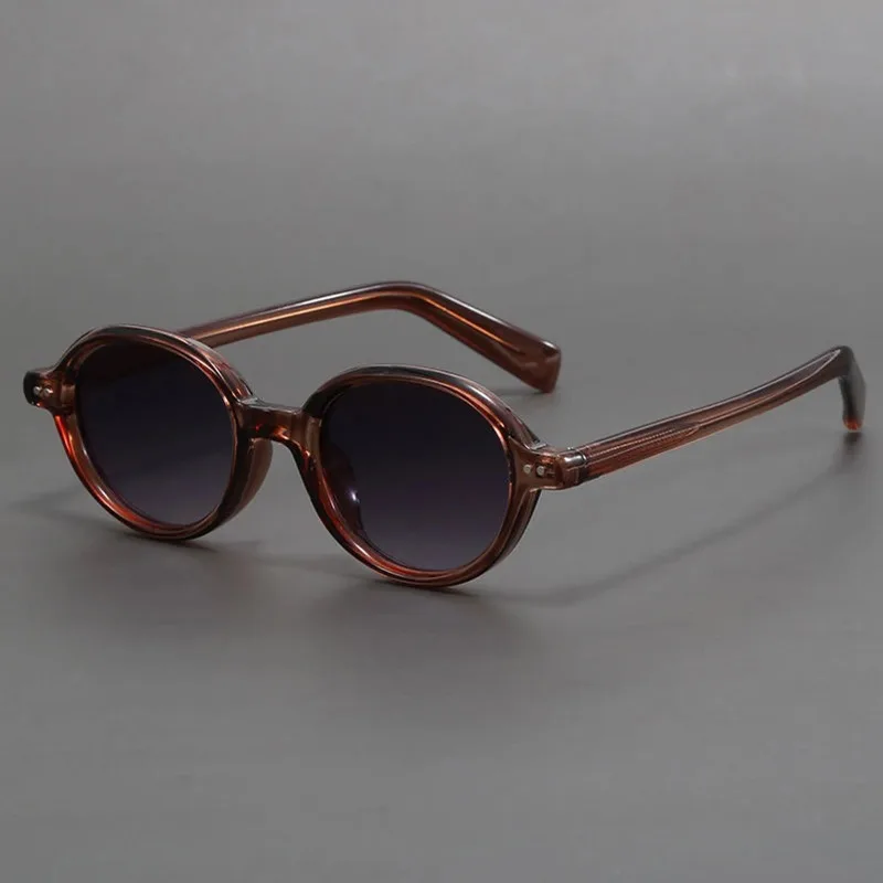 Sexy Small Oval Sunglasses For Women Brand Designer Fashion Luxury Shades UV400 Black Eyewear Men Acetate Sun Glasses
