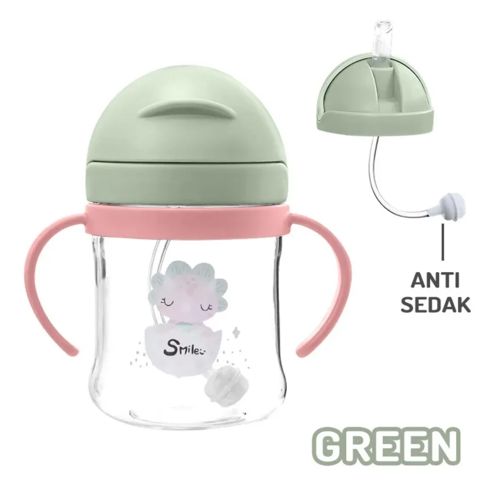 

Новая чашка для кормления детей из ПК, 250 мл, ПП, бутылочки для кормления, широкий рот с ручкой, тренировочные соломенные чашки для детей