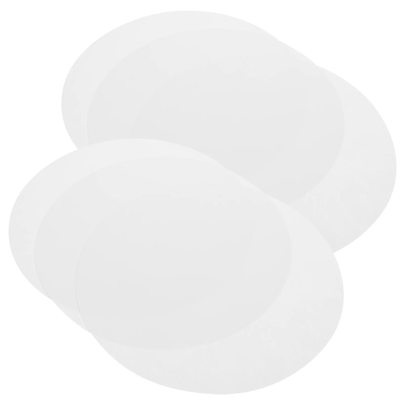 1pcs 1 Bag Of Blank Round Paperboard Diy Craft Making Kit For Kids Teens Durable Drawing Painting Card Paper, Multi-Use Crafts