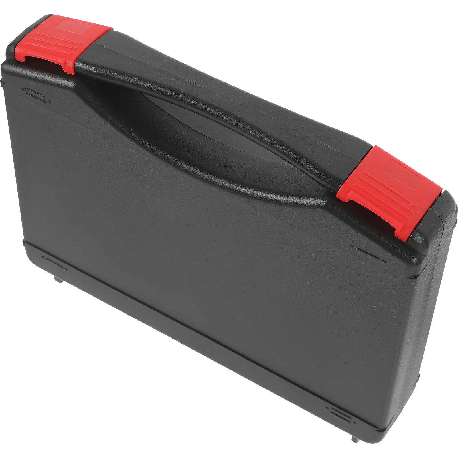 Heavy Duty Drop-Resistant Plastic Tool Storage Box Large Capacity Portable Sturdy Toolbox for Mechanics Electricians Vehicle
