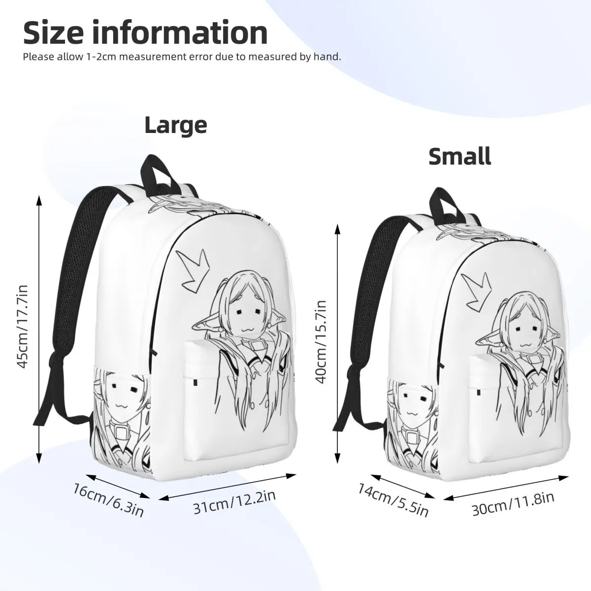 Eternal Elf Backpack Student BookBag Kids School Bag Computer Shoulder Bags for Men Women