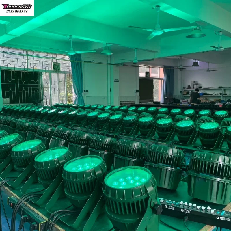 

6 pieces 18*15W RGBWA 5in1 zoom LED Waterproof Par Light IP65 Outdoor Parcan Stage disco Light