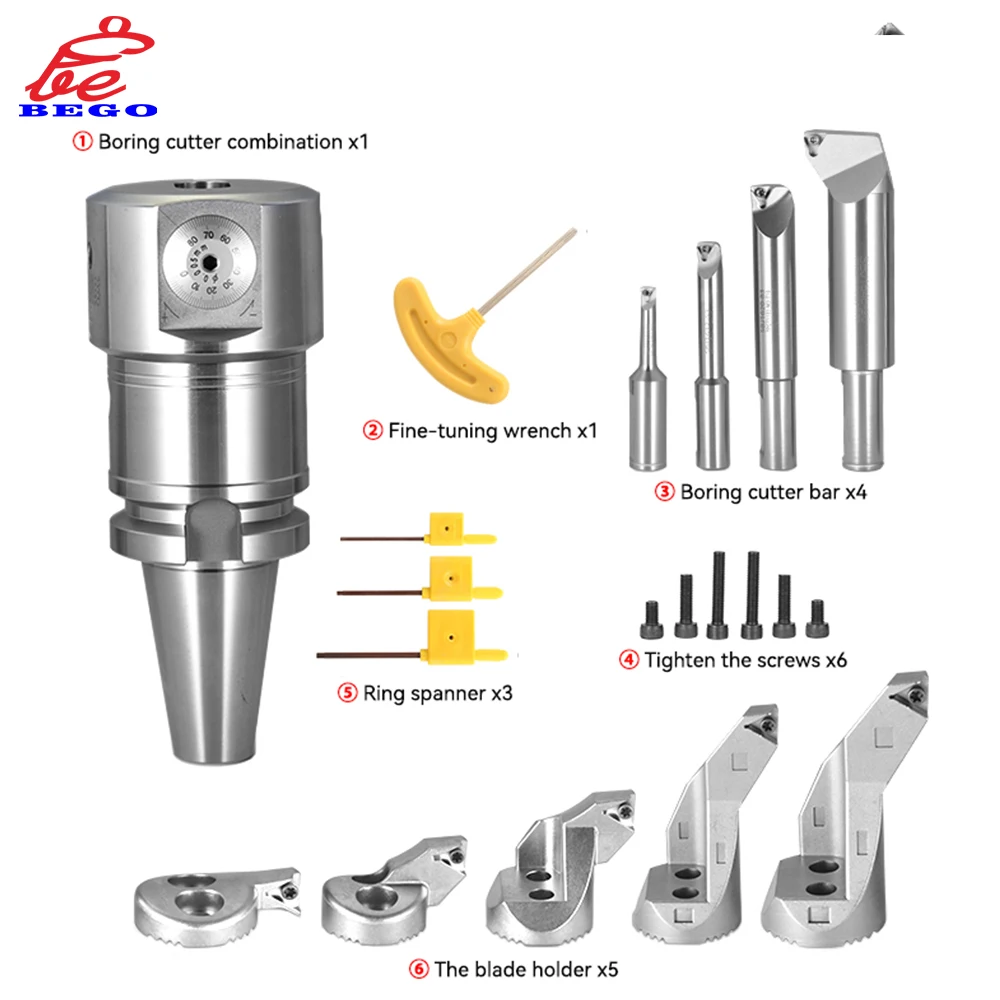 

NBH2084 BT30 BT40 BT50 NT40 CAT40 SK40 MTA4 LBK boring tools NBH2084S Tool holder fine tune Boring head boring tool NBH2084S