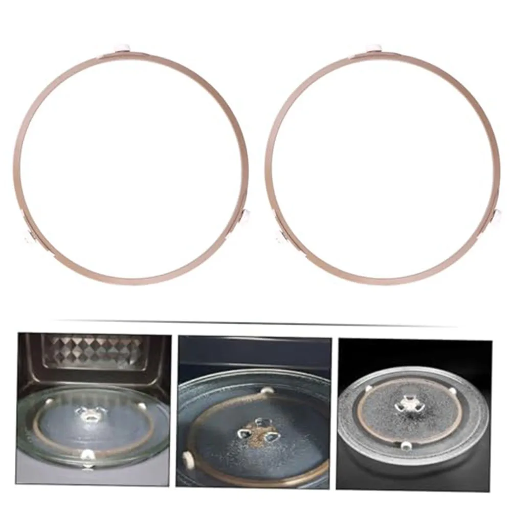 2pcs Microwave Oven Turntable Bracket Circle Rotating Ring Circular Roller Bracket 14mm Microwave Wheels 17.8cm