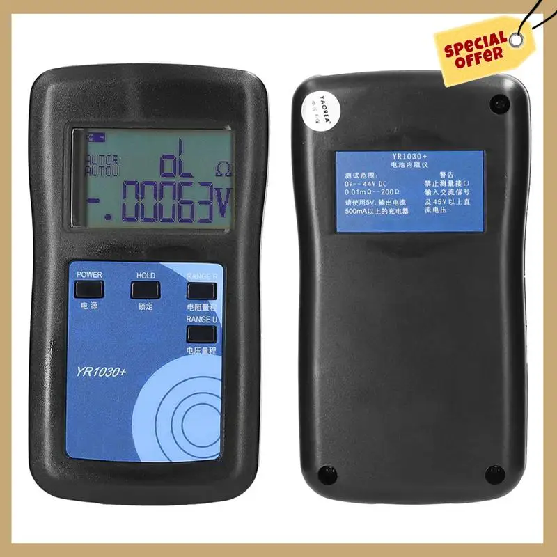 

Classy-YR1030+ High Accuracy Lithium Battery Internal Resistance Test Instrument True 4-Wire Battery Resistance Tester