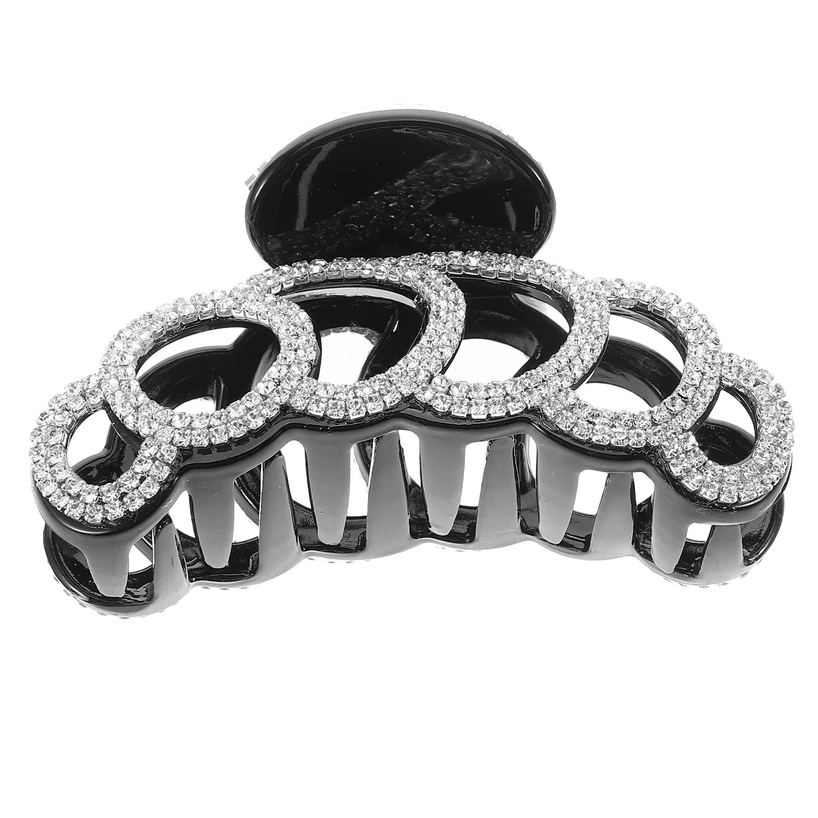 

Full Diamond Watermelon Rhinestone Hair Claw Clips Strong Black Large Durable Accessories Styling Tools For Women Hair Care