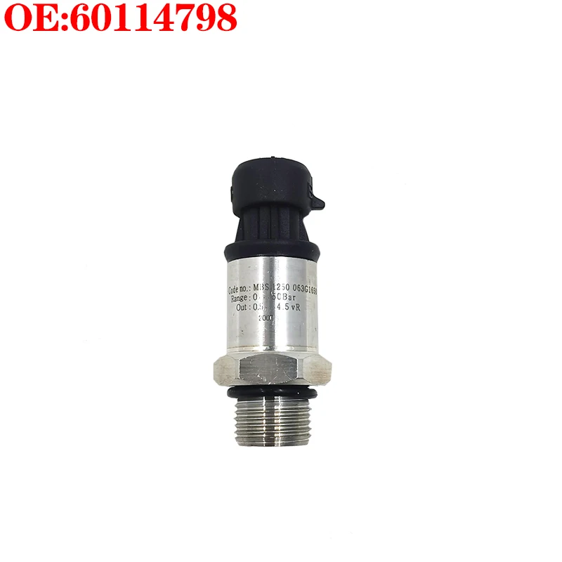 Excavator Accessories 60114798 Pressure Sensor (50Bar, Round Plug, Short) for Sany SY75 SY135 SY205 SY215 SY235-8 SY235-9 New