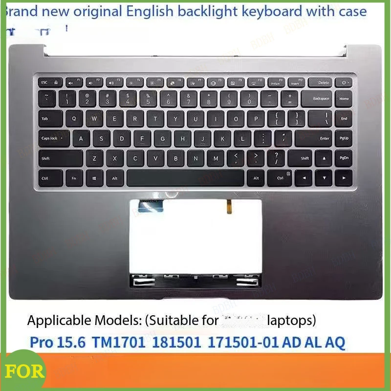 BDBH Backlit Laptop Keyboard for Xiaomi Mi Pro 15.6
