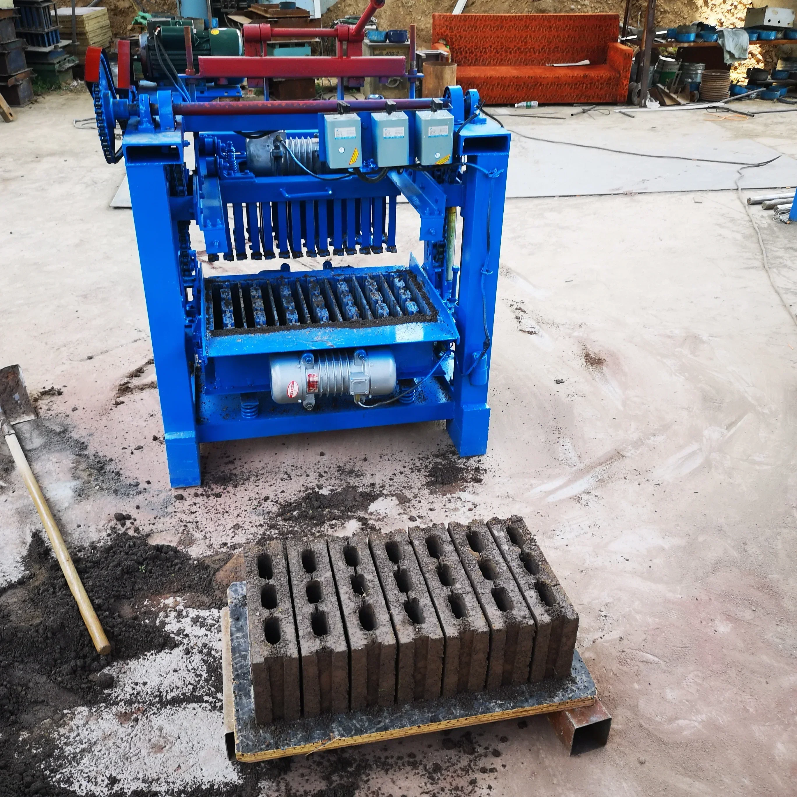 Hot sale hydraulic automatic brick making machine interlocking block brick making machine clay brick block making machine