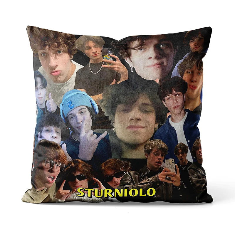 Gaslight Gatekeep Girlboss Sturniolo Triplets Iconic Throw Pillow Covers Cushion Cases Pillowcases for Sofa Bedroom 45cm x 45cm