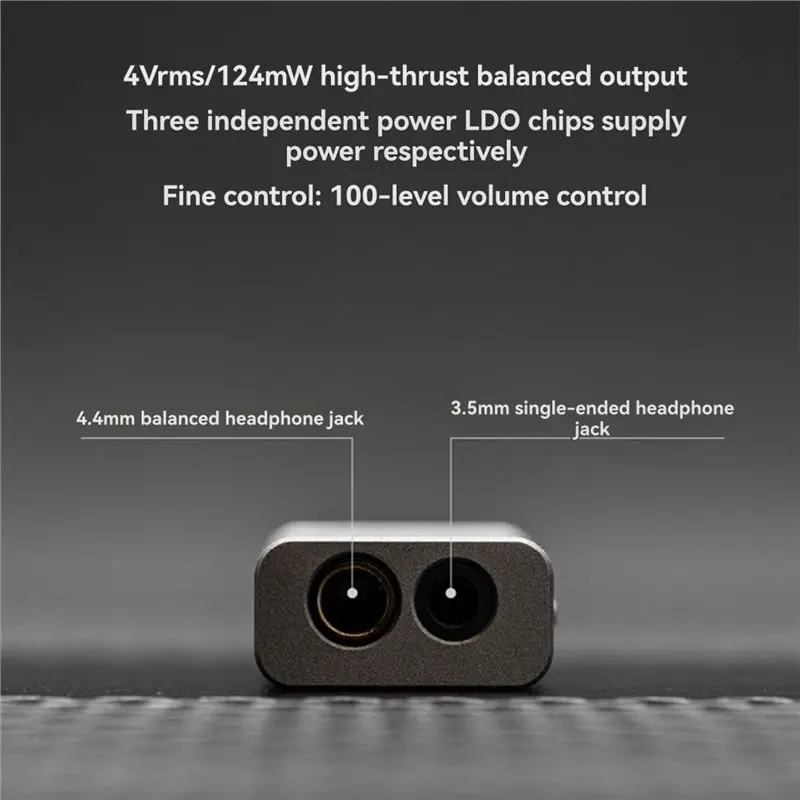 ABGI-Dawn Pro 2 USB DAC AMP مضخم ضوت سماعات الأذن USB DAC AMP 3.5 مم + 4.4 مم مع DSP تفاعلي 3.5 مم + 4.4 مم 32 بت/384 كيلو هرتز #3