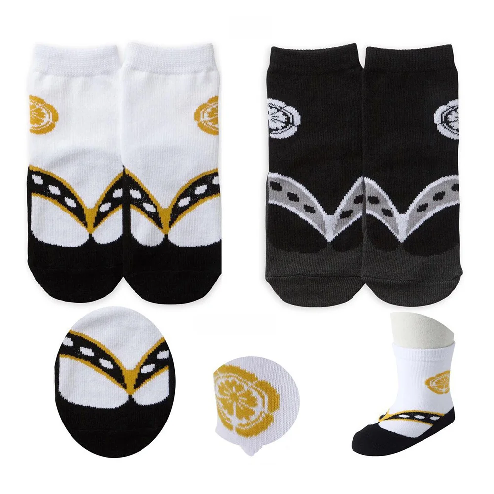 

2 Pairs Ankle Children's Cotton Kimono Socks Girls Elastic Printing for Kids White Newborn