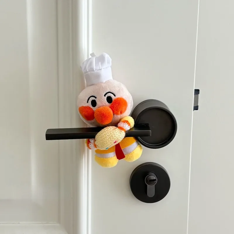 

Cartoon ‌Anpanman‌Plush Door Handle Protective Cover Anti-collision Decoration Doll Creative Room Decoration Boys and Girls Gift