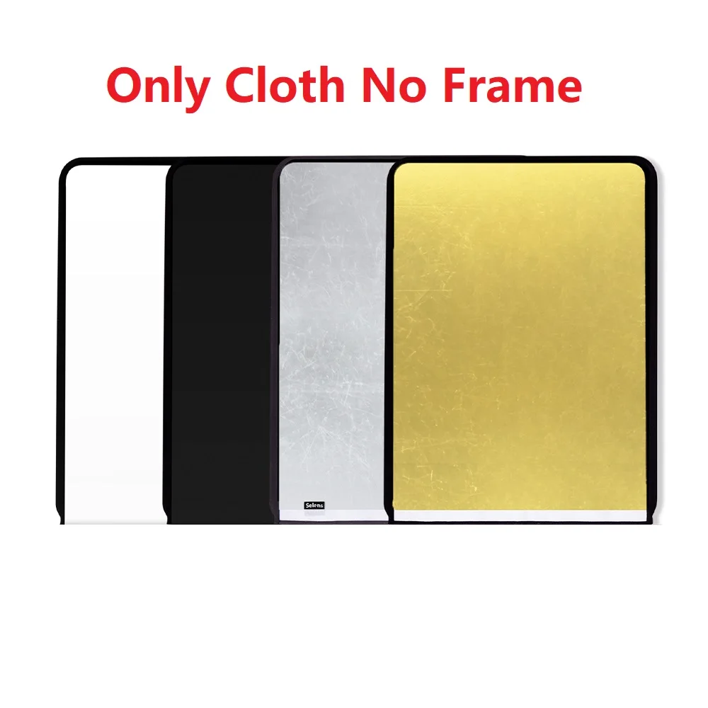 4 Colors Panel Cloth Video Studio Stainless Flag Panel Cloth Reflector Diffuser Fotografia Camera Photo Studio Props Only Cloth