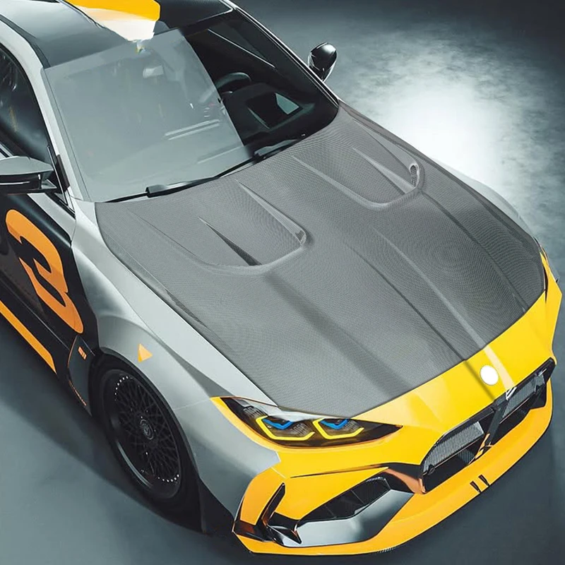 

High Quality Car Carbon Fiber Enging Hood for M3 G80 M4 G82 Double Sided Carbon Front Engine Bonnet Hood