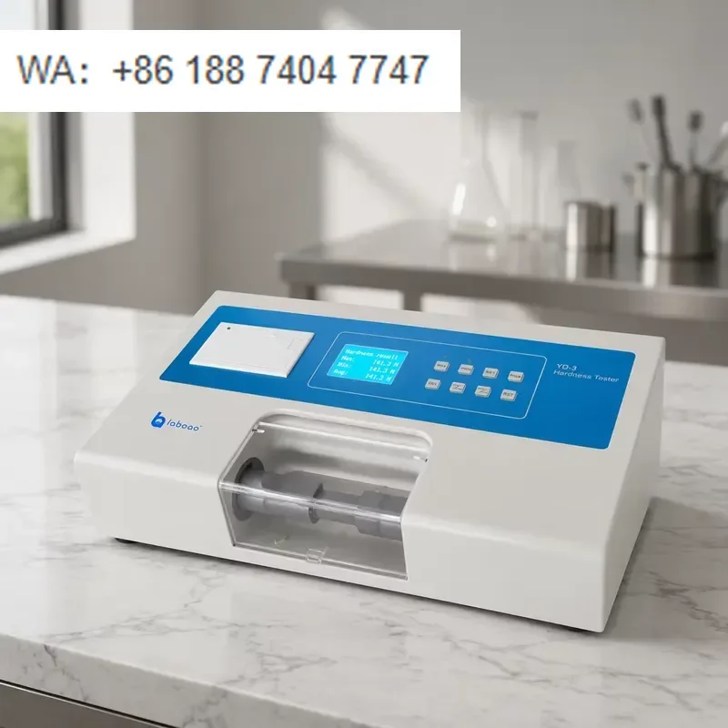 For YD-3 Automatic Tablet Hardness Tester with LCD Display Auto Fault Diagnosis Compact Design Built-in Printer 1 Year