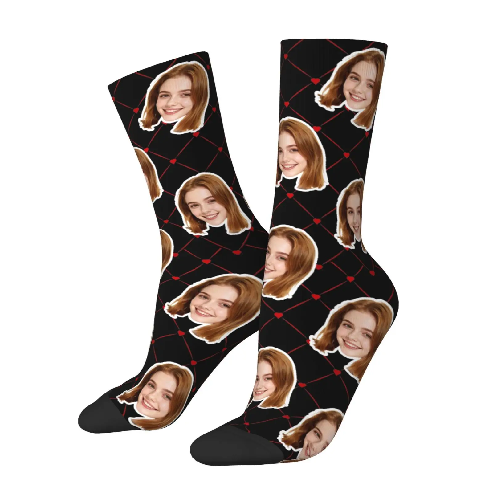 Custom avatar socks for men and women custom photo socks personalized picture socks photo socks personalized gifts view 4