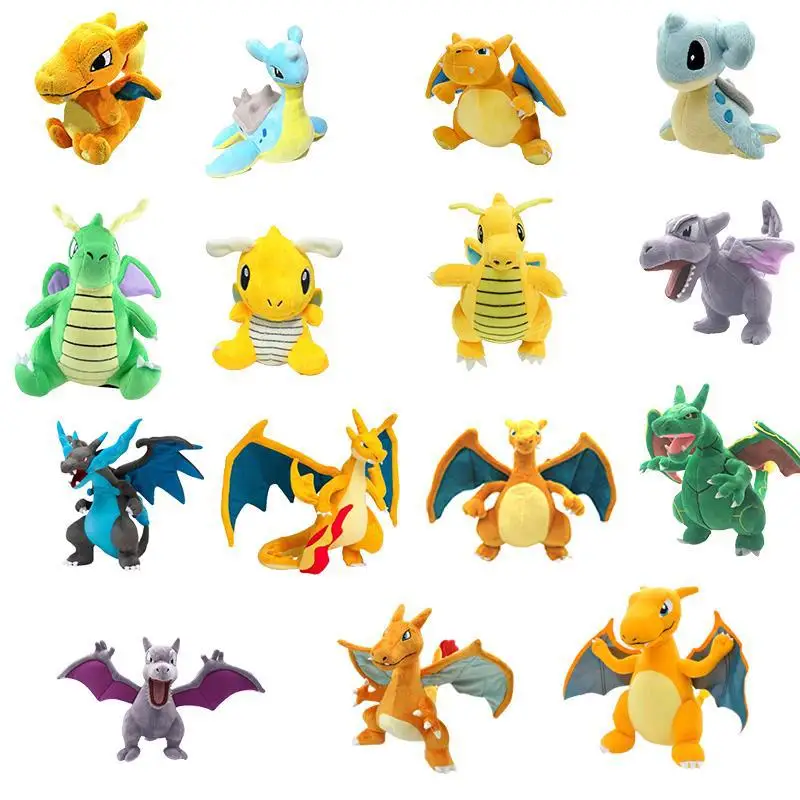 

Mega Charizard Плюшевые игрушки Mega Evolution X и Y Charizard Плюшевая игрушка Кукла Charizard Мягкие игрушки Подарки для мальчиков и девочек
