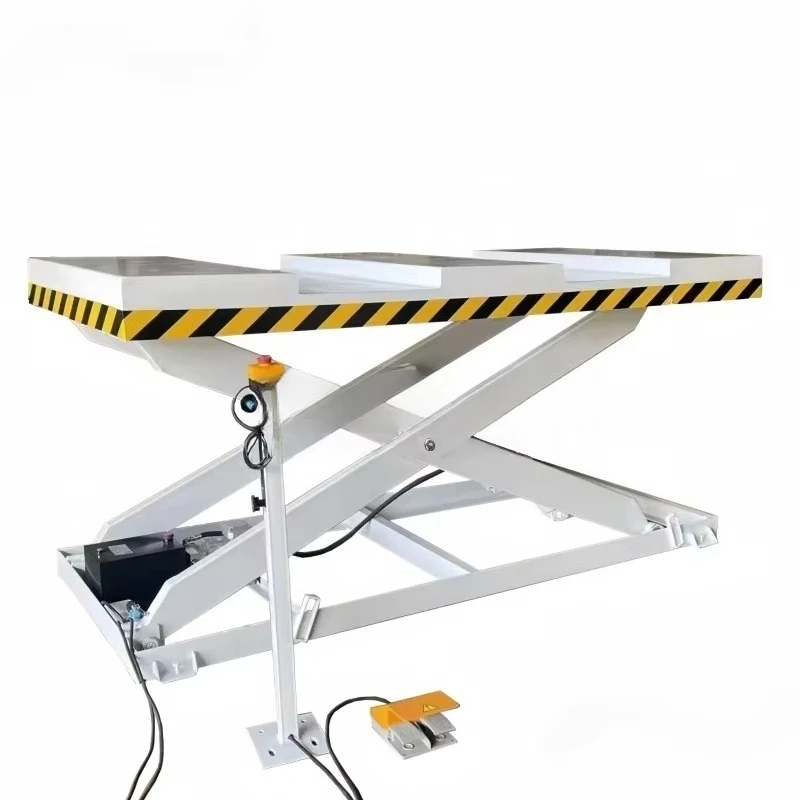 2.5m Hydraulic Electric Scissor Lift Table Industrial Work Platform Lifter for Woodworking