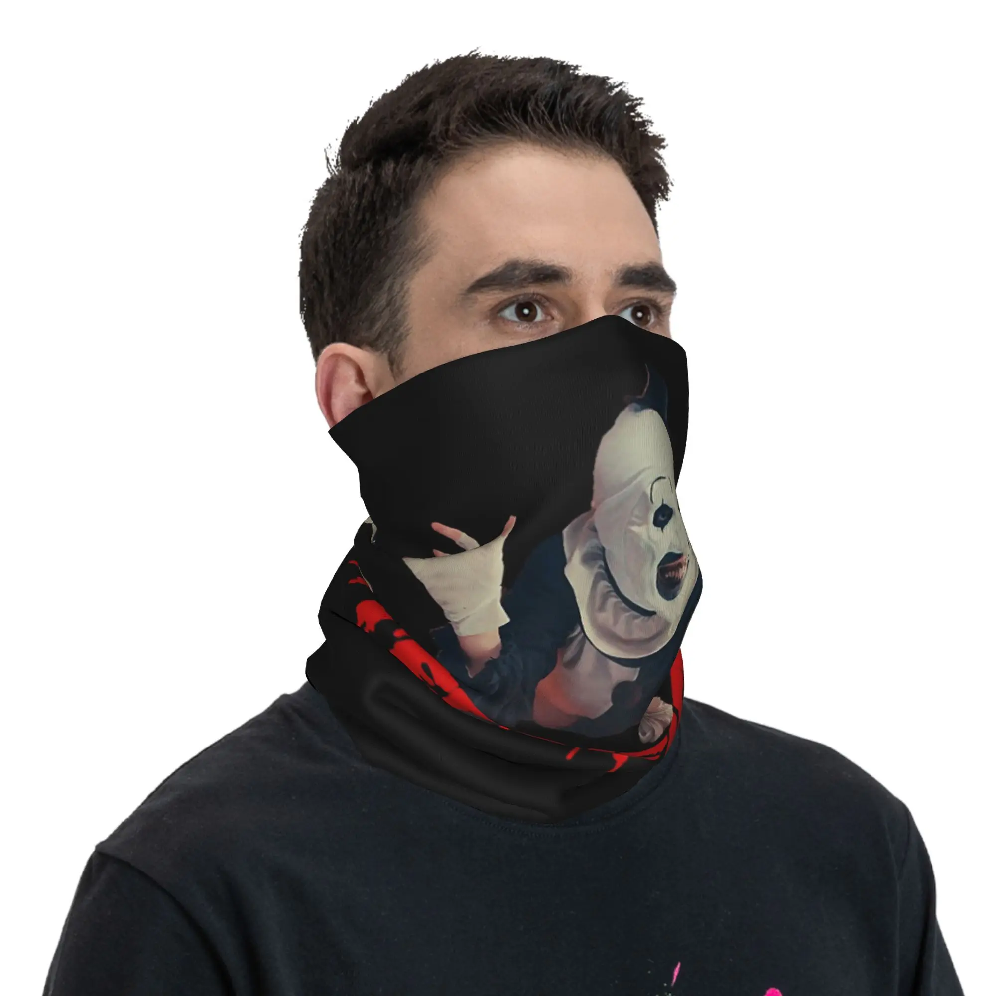 Хэллоуин фильм ужас клоун бандана шеи гетры с принтом маска шарф многофункциональная маска для лица езда унисекс для взрослых