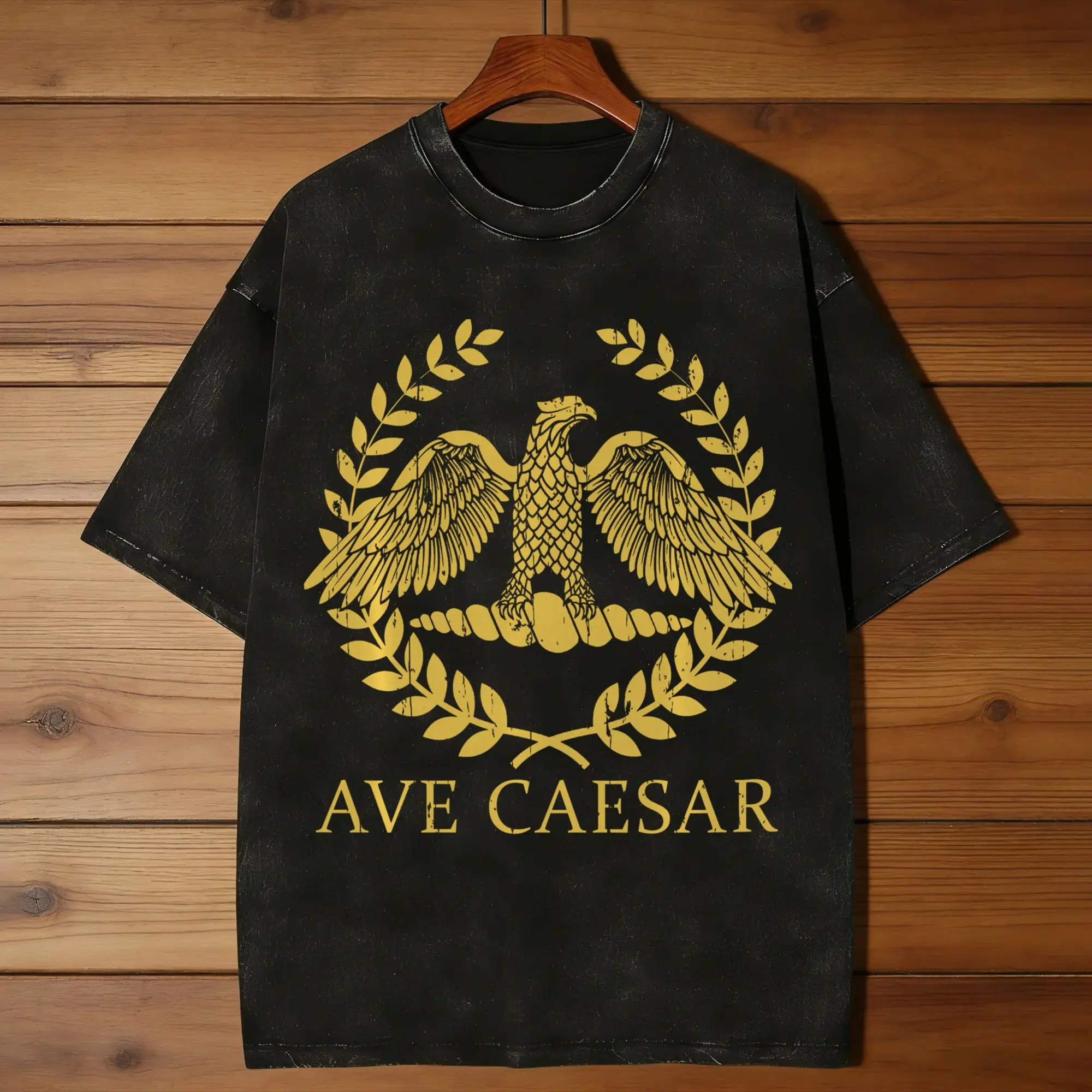Ave Caesar Saturnalia T-Shirt Beach  Y2K Classic T Shirts Casual Novelty Tee Shirt For Men Short-Sleeved Print Clothing