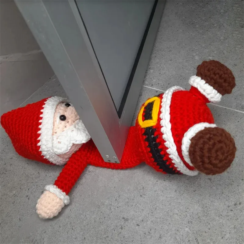 

Вязаные вручную, милые дверные стопоры, мягкие противозащемляющие маленькие вспомогательные средства, милые и успокаивающие предметы домашнего обихода, мягкие для защемления дверного пробка и