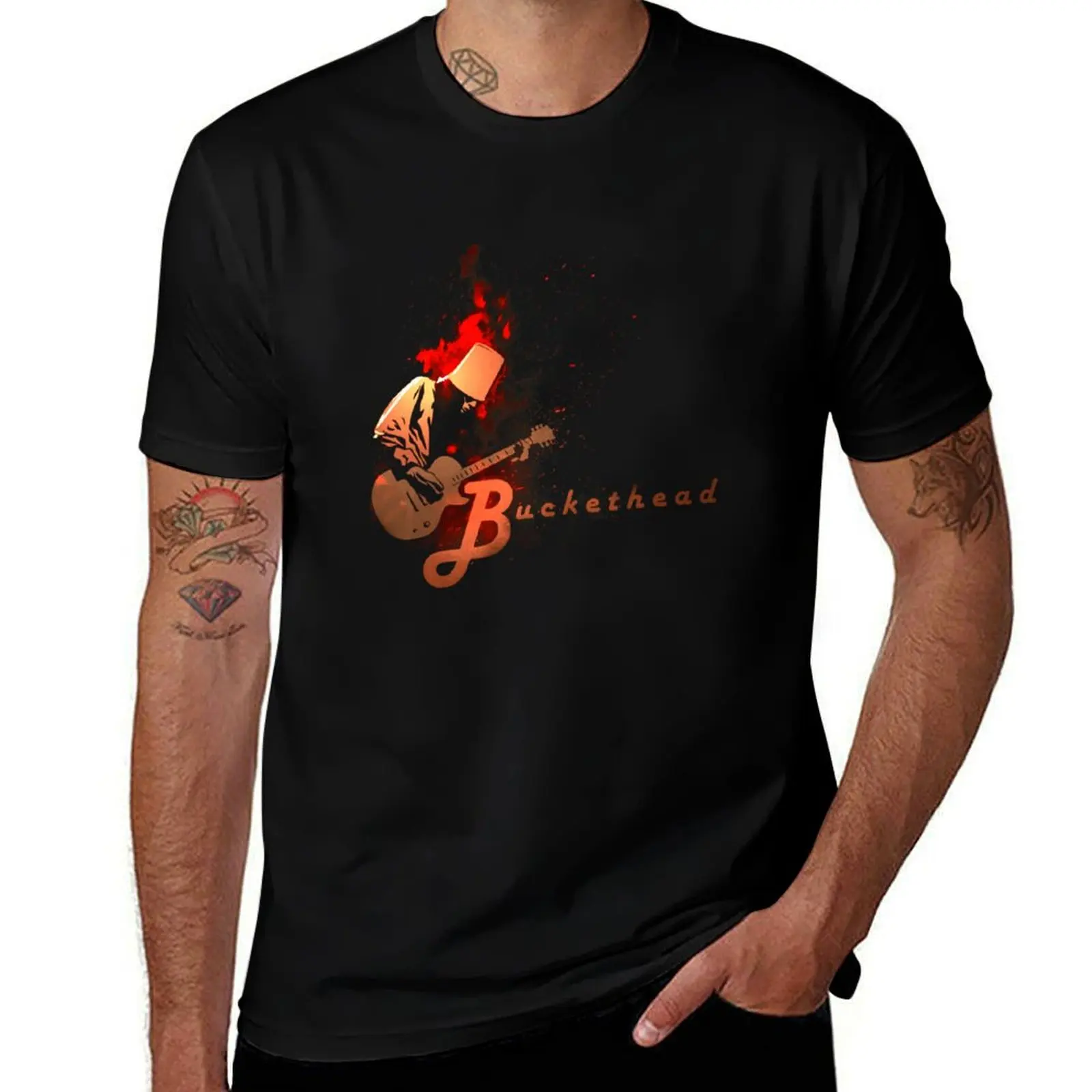 Buckethead Mens T-Shirt Odor Resistant Short Sleeve Top T-Shirt