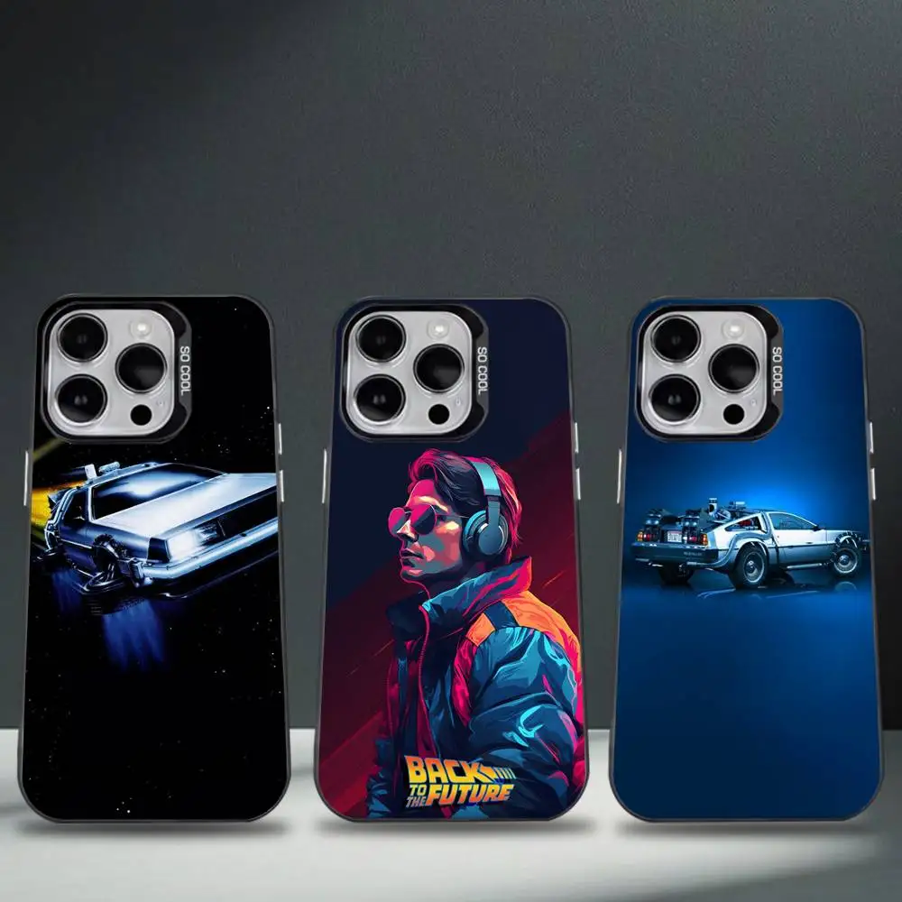 

Movie Back To The F-Future Phone Case For iPhone 16,15,14,13,12,11,8,7,Pro,Max,Plus,Mini,XS,SE Anti Fall Black Matte Hard