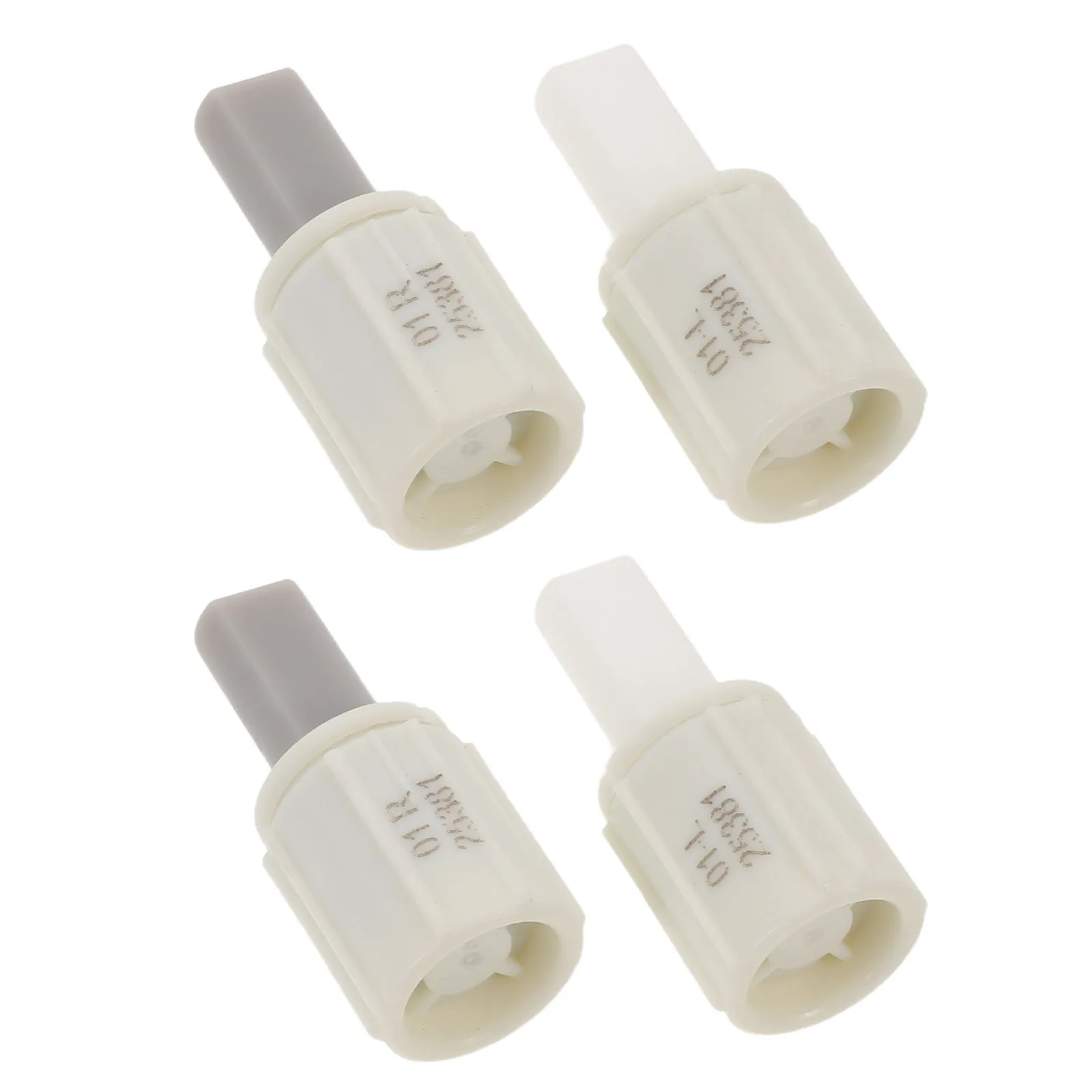 4Pcs Toilet Seat Damper Soft Close Buffer Hinges White Plastic Shock Absorber Replacement Parts Toilet Seat Hinge Damper Kit