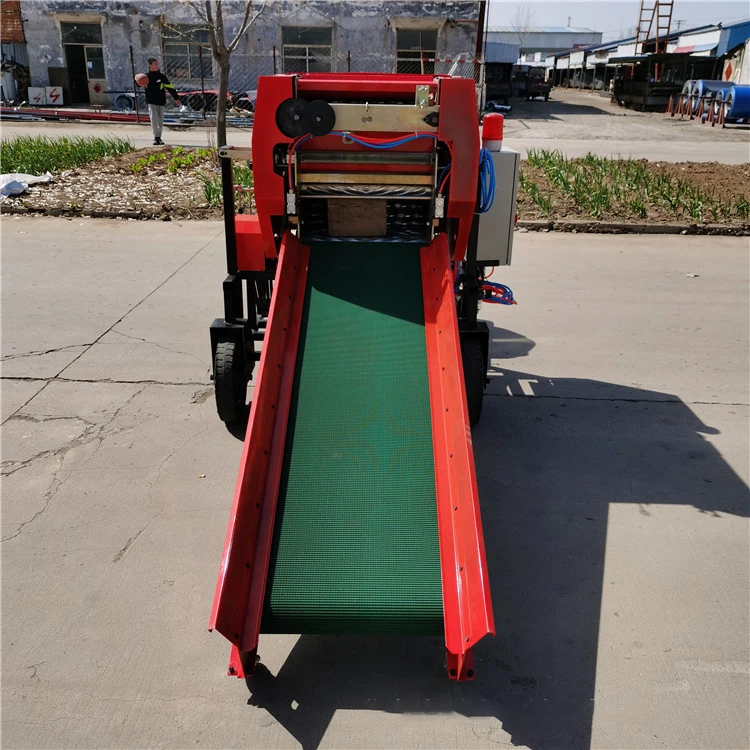 HCY Agricultural Machinery Ensiling, Grass Bundling, Straw Bundling, and Coating Integrated Machine, Automatic Strapping Machine