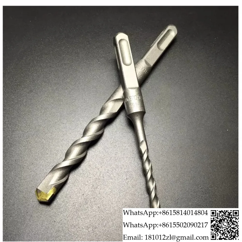 Electric hammer drill bit round handle round head square head impact drill bit through wall drill concrete construction