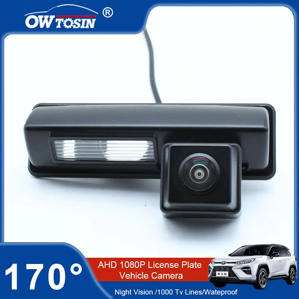 

AHD 1080P 170°Car License Plate Rear View Vehicle Camera For Toyota Camry/Daihatsu Altis XV40 2007 2008 2009 Reverse Monitor