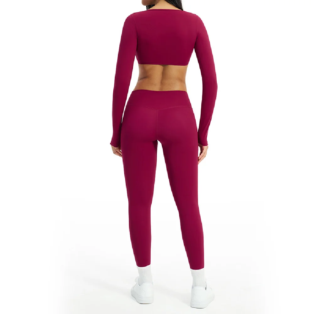 2PCS Yoga Suit Women Tracksuit Gym Fitness Set Sports Bra High Waist Leggings Outfit Female Running Workout Clothes Sportswear