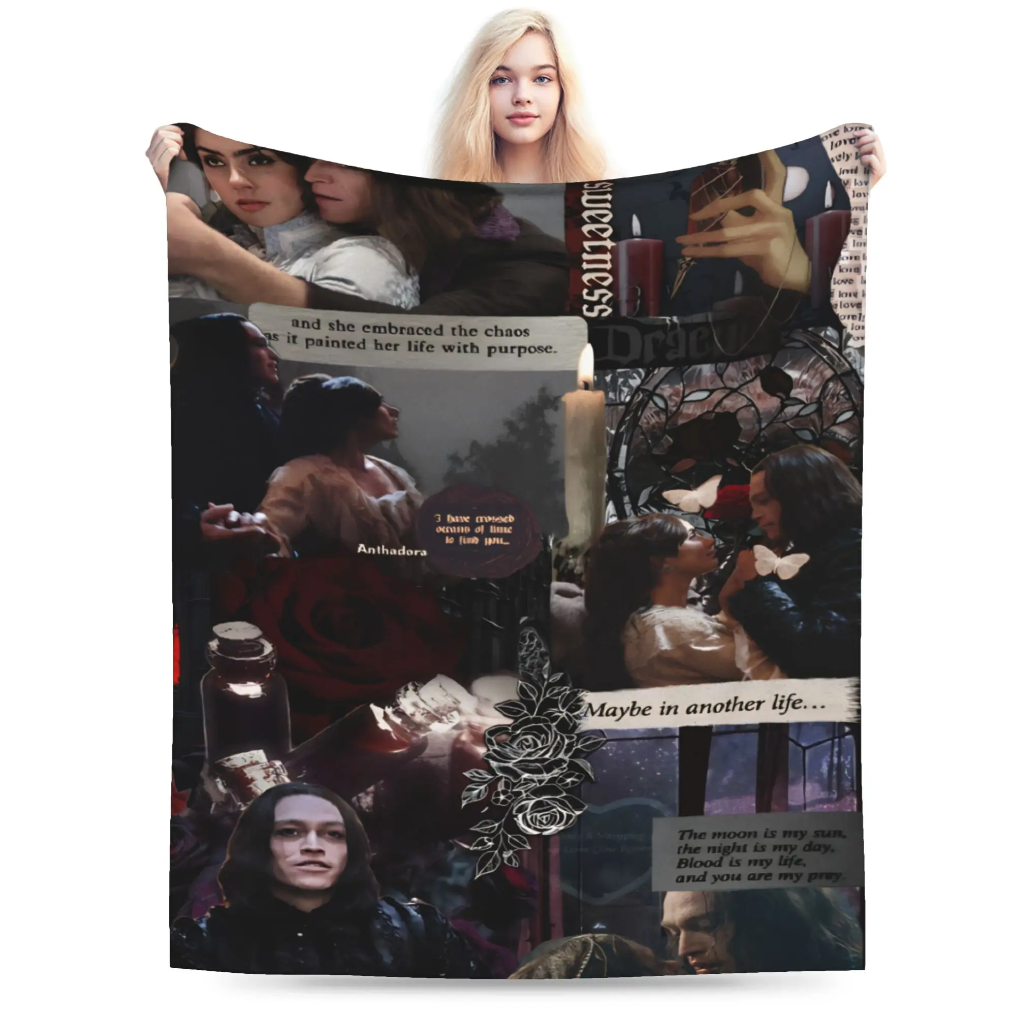 Dracula A Love Tale Blankets Ultra-Soft Fleece Comfortable Gifts  Throw Blankets Rug Piece