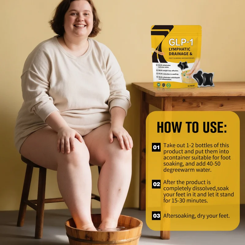 

Herbal GLP-1 Foot Soak Beads Daily Gentle Moisturizing Cleansing Foot Care Tightens Skin Nourishing Relaxing Foot Bath