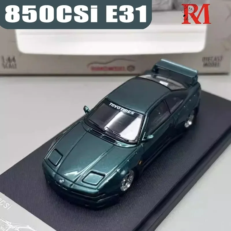 RM 1/64 850CSi E31 Widebody Modification Alloy Motor Vehicle Diecast Models Car Toys Collection Boy's  Gifts