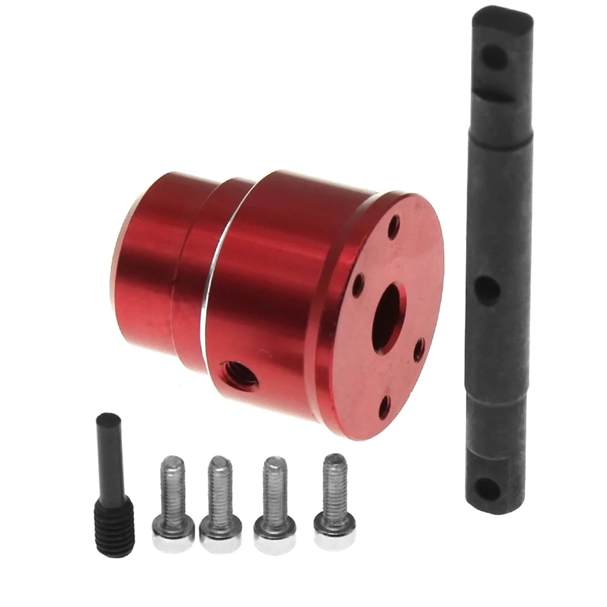 Practical Aluminium Alloy Differential Locker Spool for TRAXXAS SUMMIT 1/10 S RC Car Upgrade Parts Accessories Red