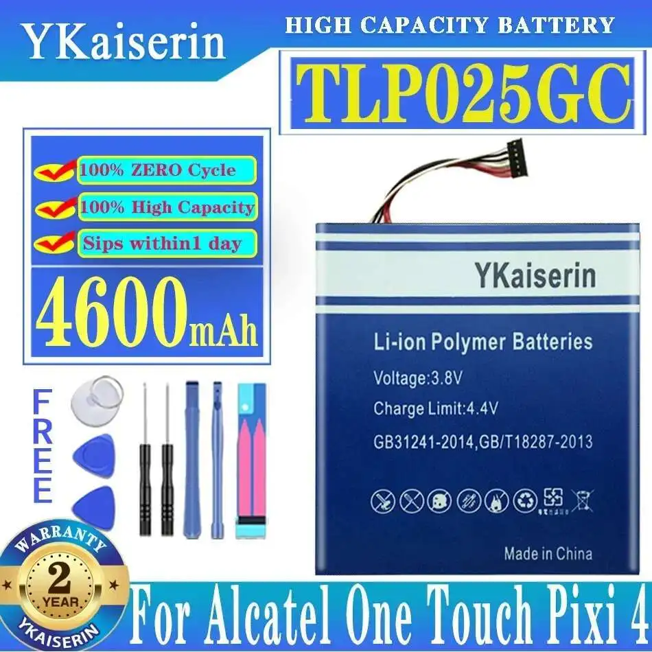 

Для Alcatel One Touch Pixi 4 7 3G 9003X 9003A 4600 мАч Замена премиум-класса TLP025GC Аккумулятор мобильного телефона высокой емкости