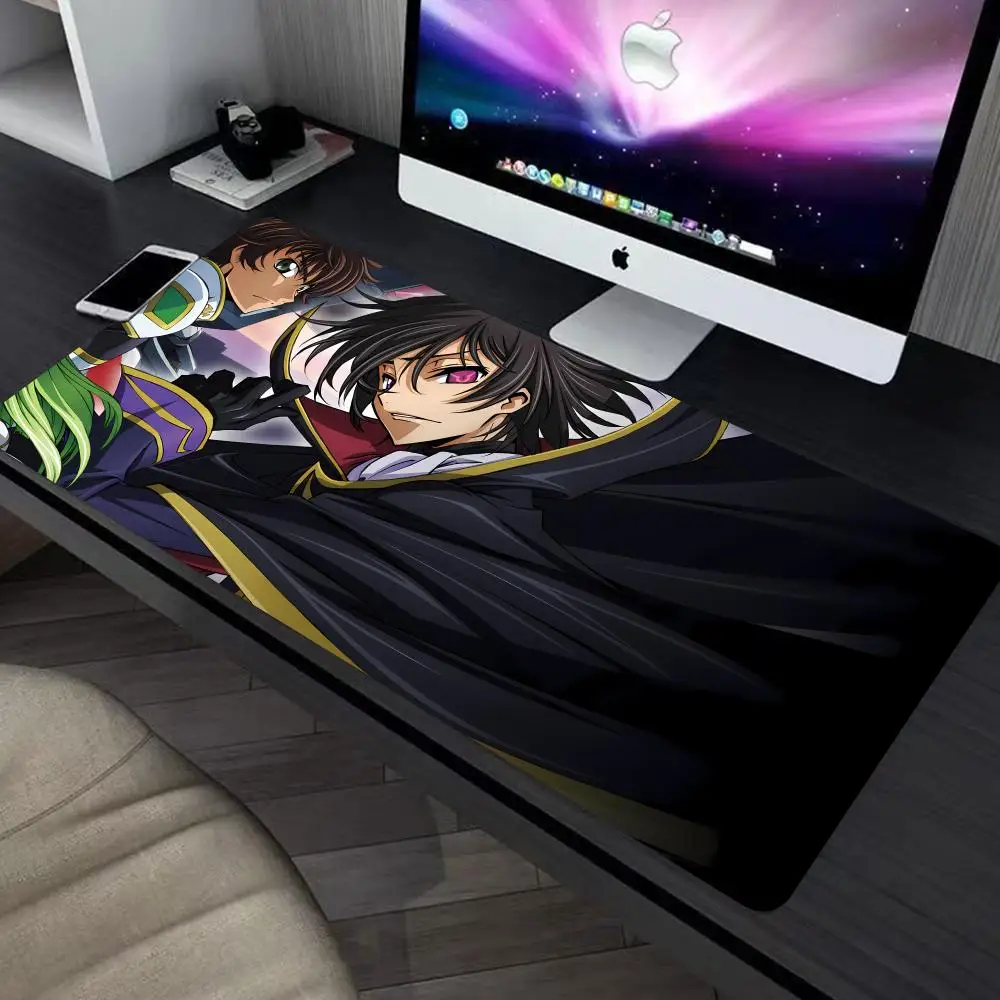 

Code Geass Lelouch Of The Rebellion Mouse Pad large keyboard mouse desk pad non-slip rubber gaming mouse pad laptop mouse carpet