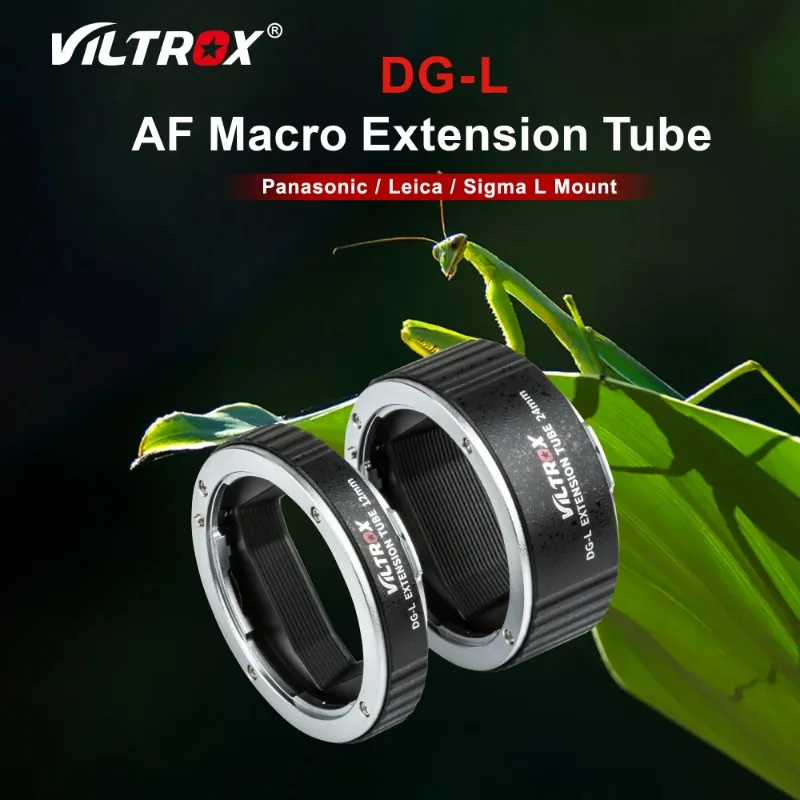 VILTROX DG-Z Tube D'Extension Macro Auto Focus 12mm + 24mm - Monture Métal Pour Nikon Z Z5 Z50 Z6 Z6II Z7 Z7II - Idéal Pour La Macro Extrême !