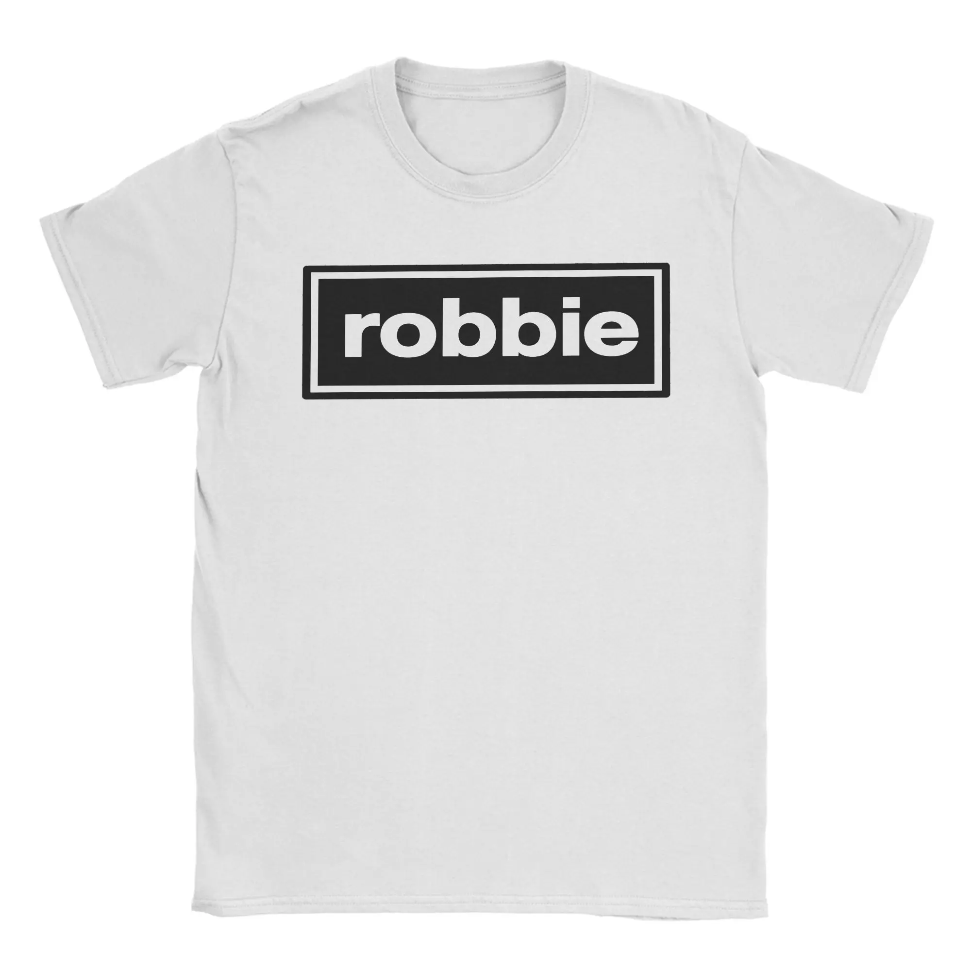 Men's Robbie Williams BRITPOP Tour 2026 Poster T-Shirts 100 Cotton Top Tees Beach Y2K Short-Sleeved T Shirt O Neck Loose Tshirt