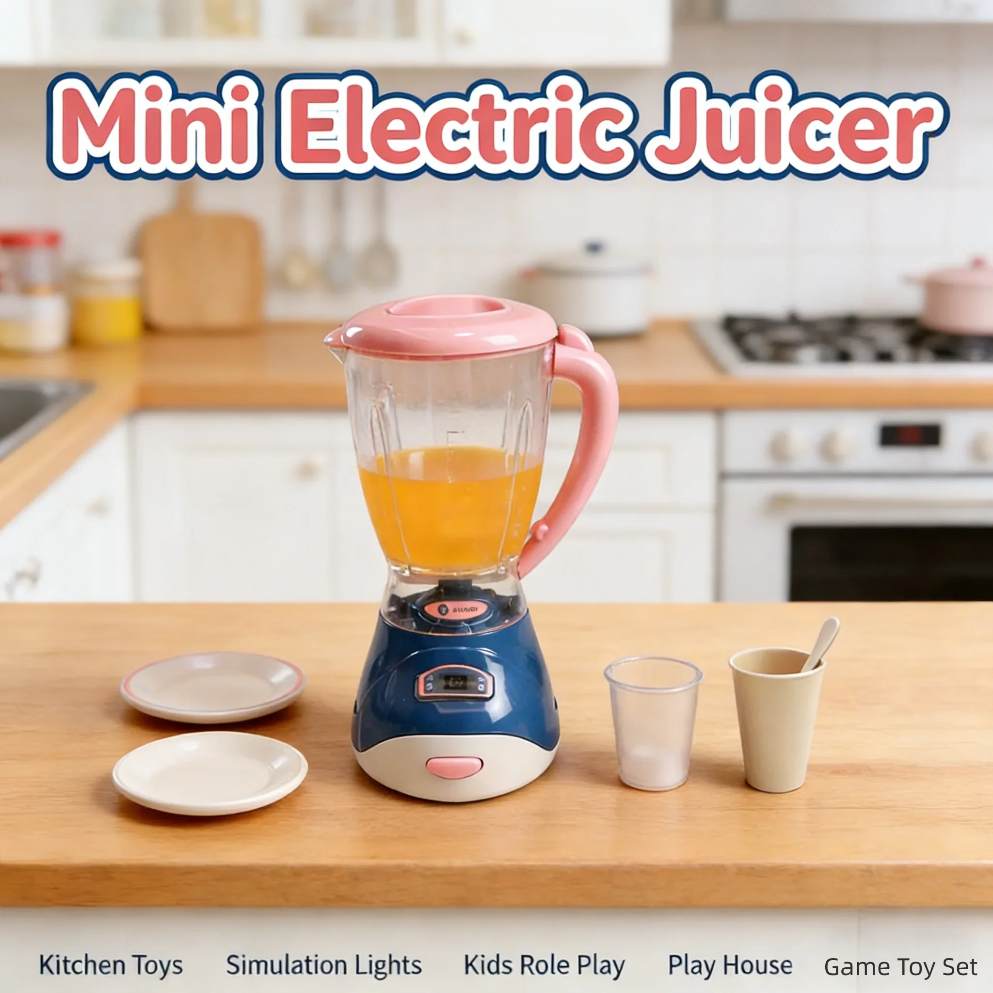 

Миниатюрная электрическая стиральная машина, кухонные игрушки, имитация света, игрушки для приготовления риса и соков, набор для ролевых игр, игрушки для детей, набор для игры в домик.