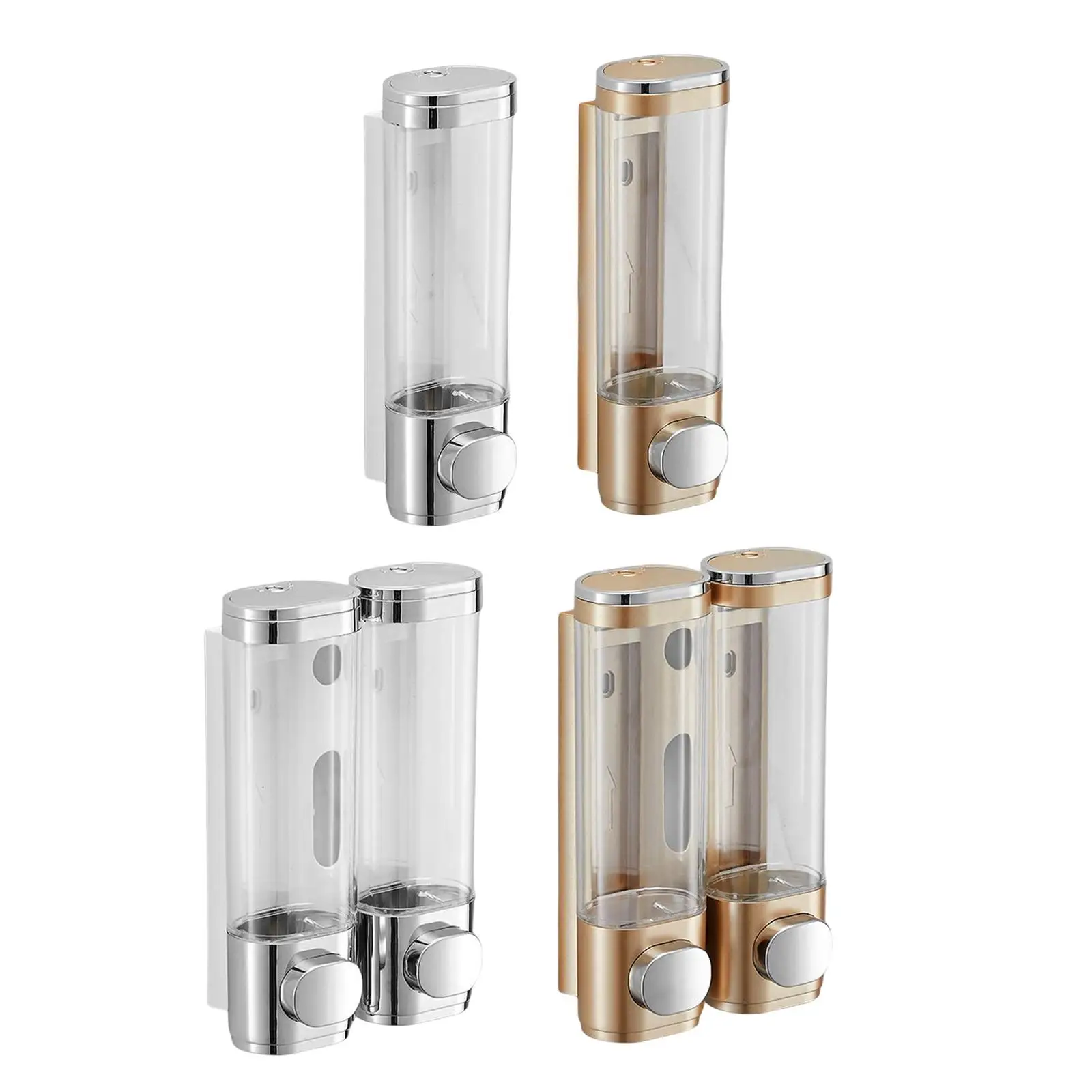 Hand press soap dispenser assembly, shower liquid soap dispenser for bathroom,