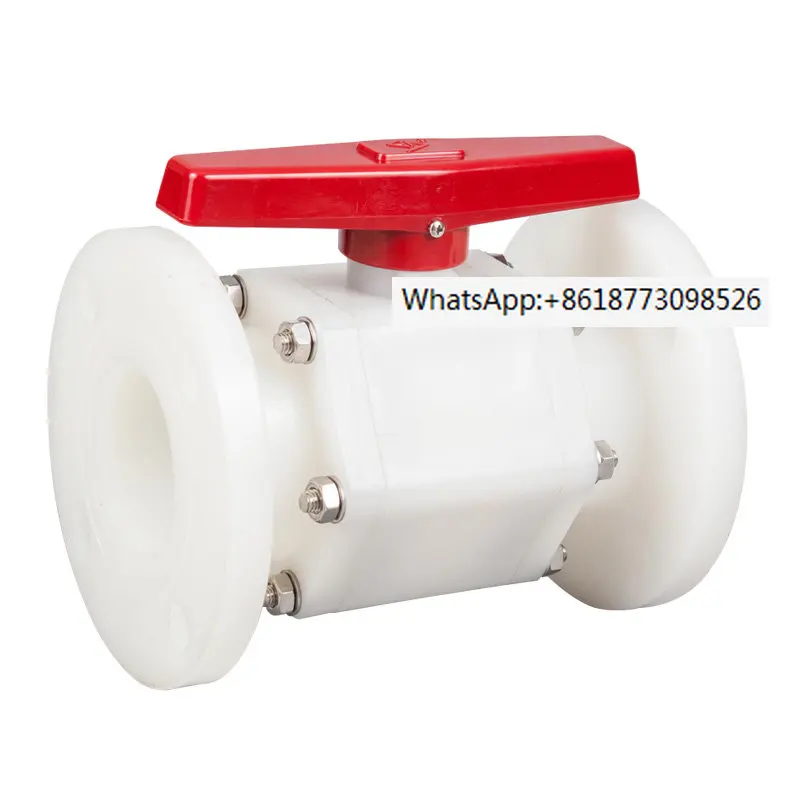 PVDF high-strength flange ball valve with pressure resistance, corrosion resistance, acid and alkali resistance GQ41F-10F